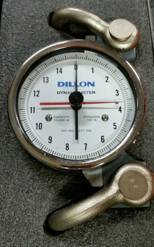 Ap5-15000lb ap mechanical dillon dynamometer 15,000 lb capacity 5&#034; dial size for sale