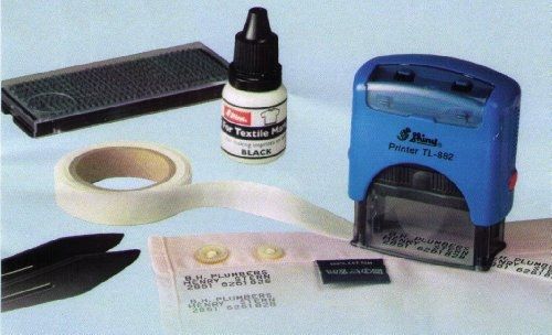 Shiny fabric stamp kit (tl-882) for sale