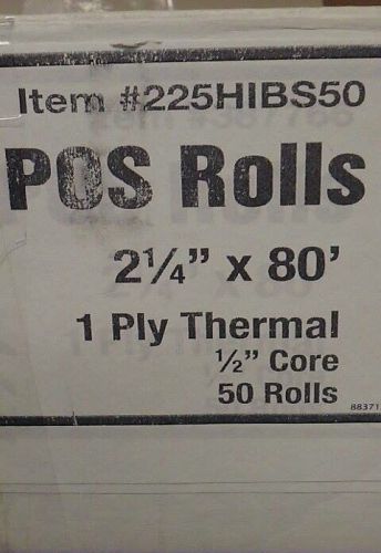 Hamco, 34 rolls 2 1/4&#034; X 80&#039; Thermal POS/CC Paper Rolls,