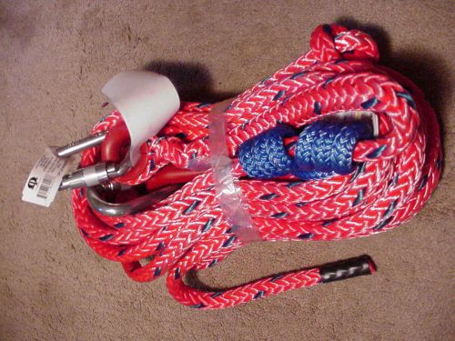 Max force 50&#039; ft. 12 strand deluxe lifeline w/snaphook &amp; super grab rope grab for sale