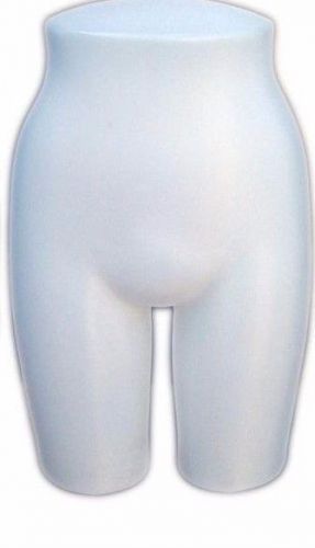 MN-107 WHITE Plastic Female Full Round Butt Display Form Mannequin