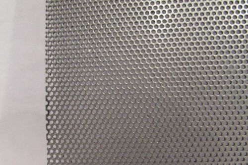 20ga. 304 stainless steel perforated sheet 1/16&#034; holes  12&#034; x 12&#034; for sale