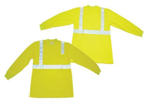 PROTECTIVE CLASS 2 LIME GREEN REFLECTIVE LONG SLEEVE COLD WEATHER SV-GL260 LARGE