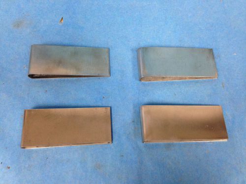 Stainless Steel 3.5&#034; Long Clips Lot of 4