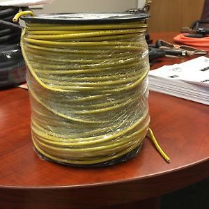 10 AWG THHN or THWN-2 600V Stranded Wire YELLOW 500 ft NEW!!