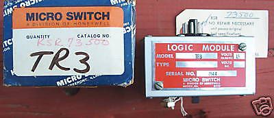 Honeywell Micro Switch TR3 Logic Module 50/60 Hz 15V New - Free Shipping