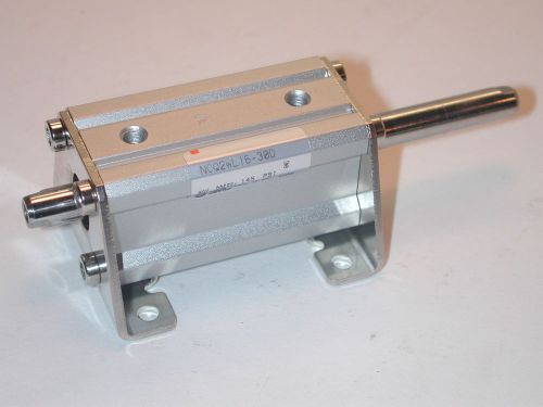 4 nos smc made in usa ncq2wl16-30d, compact cylinder, double acting, double rod for sale
