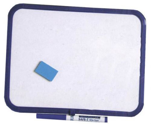 Dry erase board w/ marker &amp; mini eraser for students 8.5x11 whiteboard pack of 5 for sale