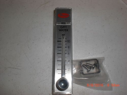 Flowmeter Dwyer RMA-42-SSV  Rate-Master 1-10 GPH rotometer H2O