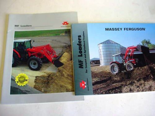 Massey Ferguson Farm Tractor Loaders, 1997+, 24 Pages, Brochure  #