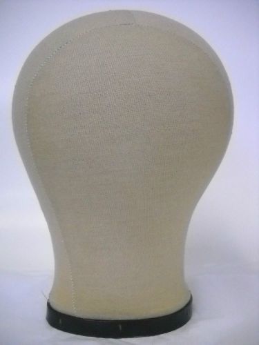 Vintage Cloth Canvas Head Block Millinery Hat Wig Display Mannequin PAT. 3300108