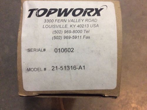 TopWorx Go Proximity Limit Switch 21-51316-A1 Heavy Pilot Duty 700W 120-600VAC