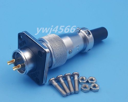 1PCS WS16-2 Metal Aviation Panel Mounting Connectors With Plastic Hose