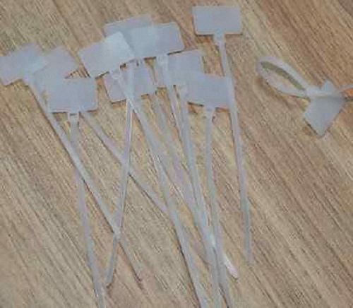 20pcs 4mm*200mm Nylon Number Mark Ties Label for Ethernet Wire &amp; Power Cable