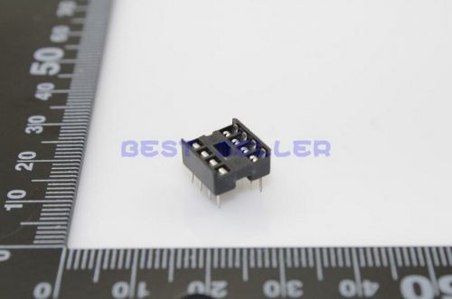 200pcs Adaptor Solder Type 8 Pins DIP SIP IC Sockets pitch 2.54mm L2.9mm