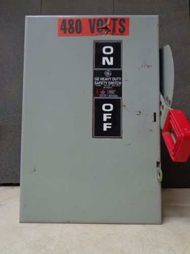 GE General Electric Heavy Duty Safety Switch 30A 400VAC NP 266212-C