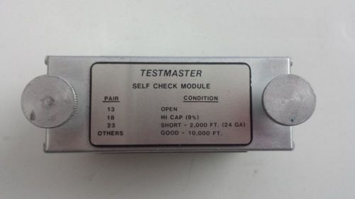 Test Master Self Check Module