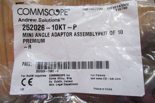 COMMSCOPE ANDREW 252026-10 pack, MINI ANGLE ADAPTOR