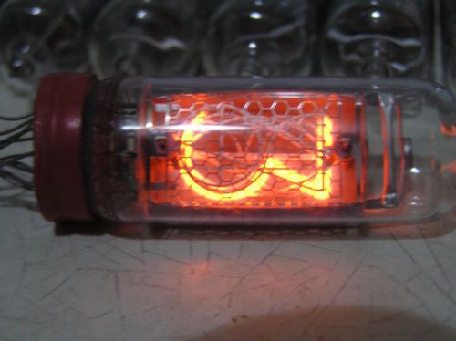12 PCS/LOT NIXIE NEON IN-14 CLOCK DIGIT TUBES  NUMERIC. NEW, TESTED!