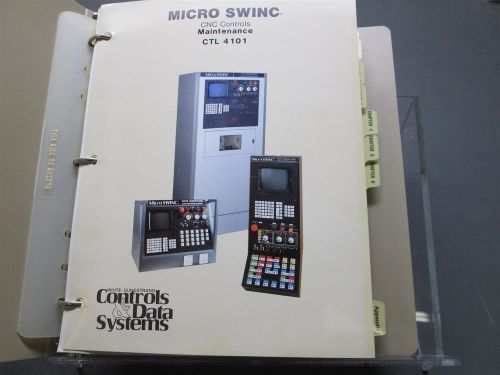 White-Sundstrand Micro Swinc CNC Controls Maintenance CTL 4101