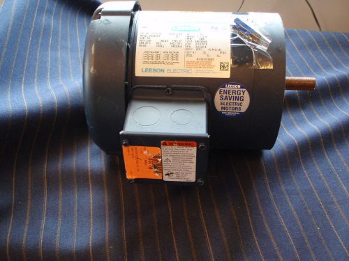 Leeson motor C6T34FK1F 11081.00 1HP 3450 RPM 115/ 208-230208-230/460V PH-3 56c