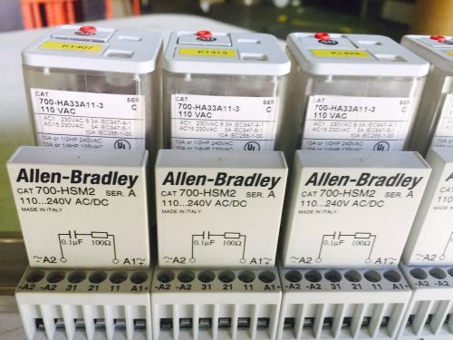 Allen bradley model 700-ha33a11-3/11 pin relay (lot of 10) for sale