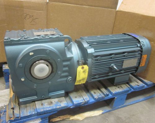 New sew-eurodrive 7.5-hp 3-ph ac motor reducer gearbox worm hollow 10.6:1 dre132 for sale