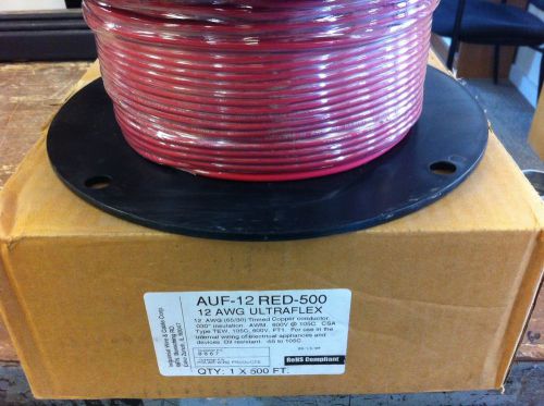 Polar wire 12 awg arctic ultraflex, 600v, red 500ft for sale