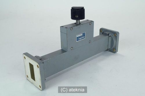 Waveline Model 510 Microwave Waveguide Variable Attenuator WR112 7-10 GHz 40 dB