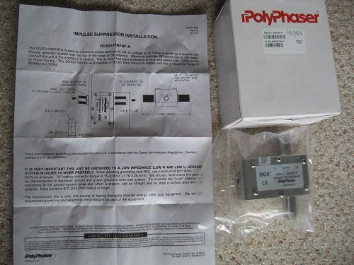 PolyPhaser DGXZ+15NFNF-A Tower top DC passive coax surge protector