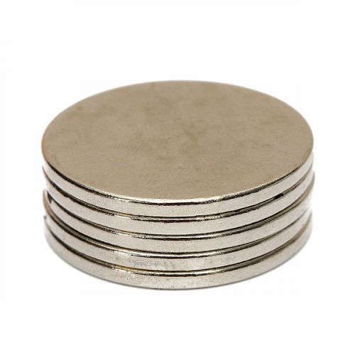 5pcs n50 strong round disc magnets rare earth neodymium dia 25*2mm for sale