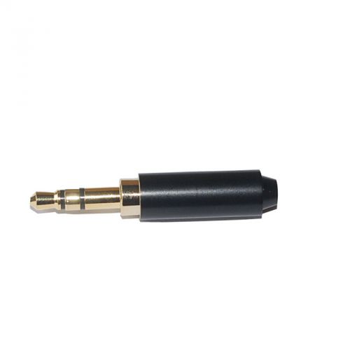 Sale Useful 3 Pole 3.5mm Male Repair headphone Jacks Plug Audio Connector Black