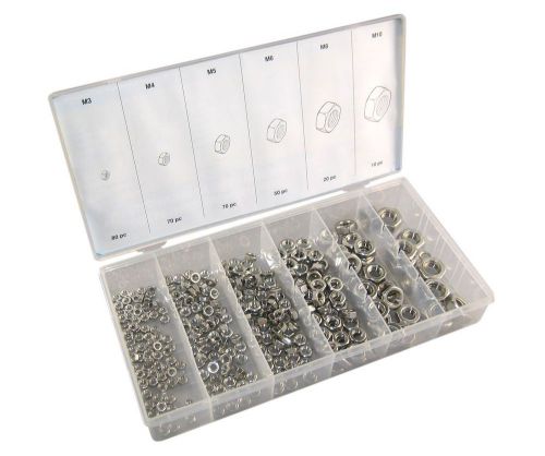 300 pcs stainless steel hex head nuts assortments kit set hardware tools for sale