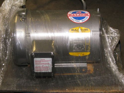 New baldor 2-hp motor cat.# m3555t frame 145t 3450 rpm, 208-230/460/3/60 for sale