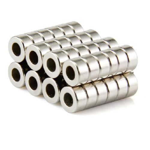 50/100/200PCS  6mm x 3mm Hole:3mm Strong Magnets Cylinder NdFeB Neodymium