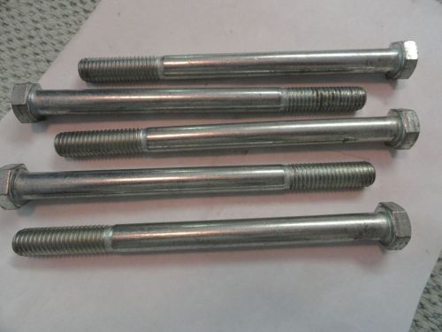 1/2-13 x 6 1/2&#034; grade 5 zinc plated hex head screws for sale