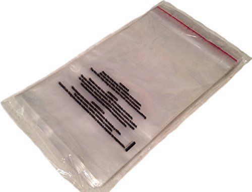 Count 100 suffocation warning poly bag 1.5ml self-sealed (9 x 12) suffocation for sale