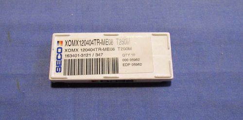 Brand new SECO XOMX120404TR-ME08  T250M MILLING INSERTS INSERTS