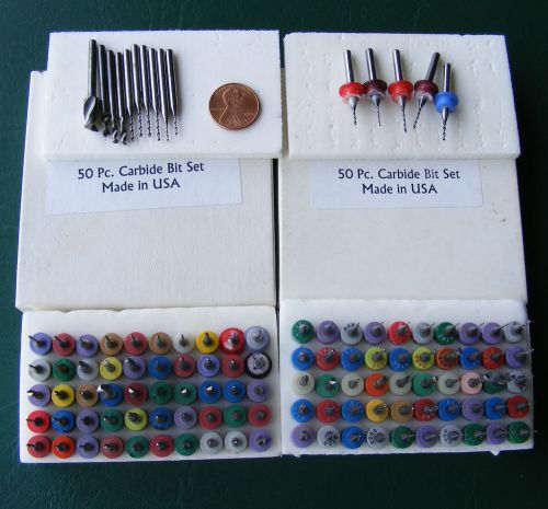 100 + micro carbide drill bits, dremel / jewelry / tools / electronics for sale