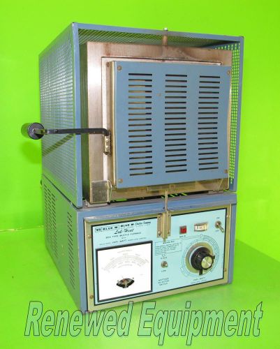 Blue m m25a lab-heat box type muffle furnace with vari-watt controller for sale