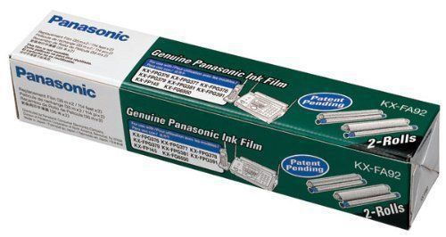 Genuine Panasonic KX-FA92 Replacement Ink Film 2 Rolls