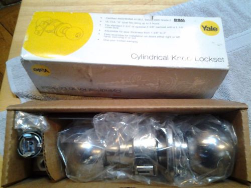 Yales Commercial Stainless Steel Round Knob Lock Set for Bathroom/Bedroom (5T62)