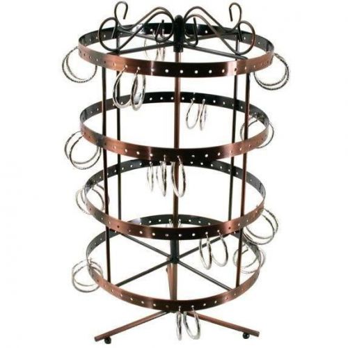 Revolving Earring Rotating Copper Display Stand 96
