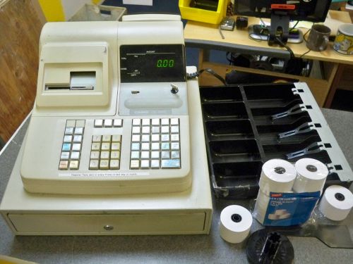 CASIO CE-2400 Electric Cash Register Machine with key and drawer