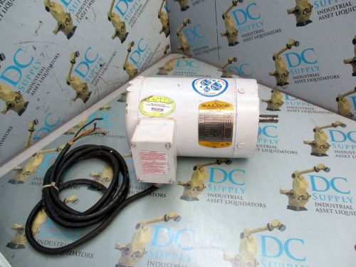 Baldor vwdm3546 3 ph 1725 rpm 1 hp fr 56c 208-230/460 v industrial motor for sale