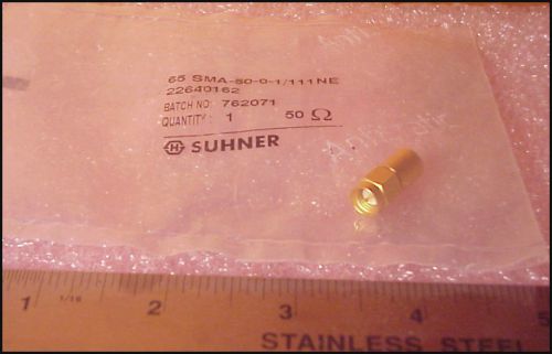 Lot of 10 - suhner sma termination dc - 18 ghz , 50 ohm, 1 watt, new, terminator for sale