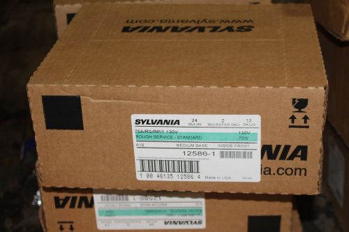 CASE OF 24 NEW SYLVAN 75A/RS/RP/1 BULB LAMP 12586-1