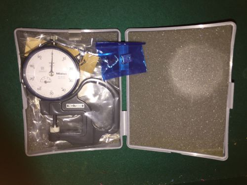 Mitutoyo 7300s dial thickness gauge, in, flat anvil, standard type, 0-0.5&#034; for sale