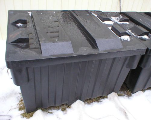 Bulk  bin storage plastic  box  forklift  pallet nestable container stack  w lid for sale