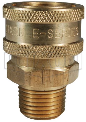 Dixon 8em8-b brass quick connect hydraulic fitting coupler 1&#034; inch lot of 2 new for sale